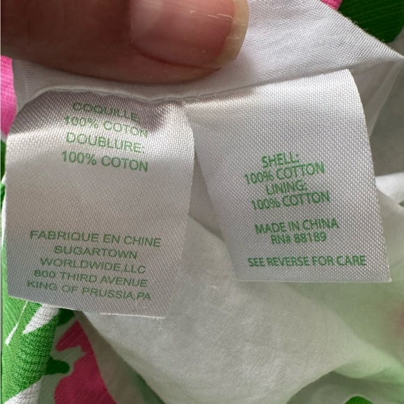 Lilly Pulitzer Pink and Green Pineapple Mini Skirt - Picture 7 of 9